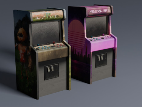 Arcade Cabinet Modelo 3D