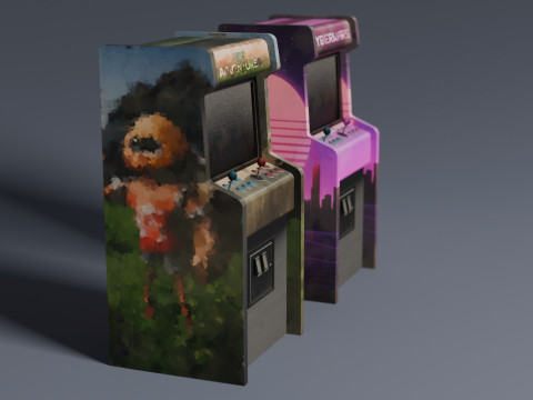 Arcade Cabinet Modelo 3D