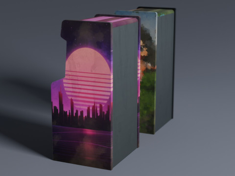 Arcade Cabinet Modelo 3D