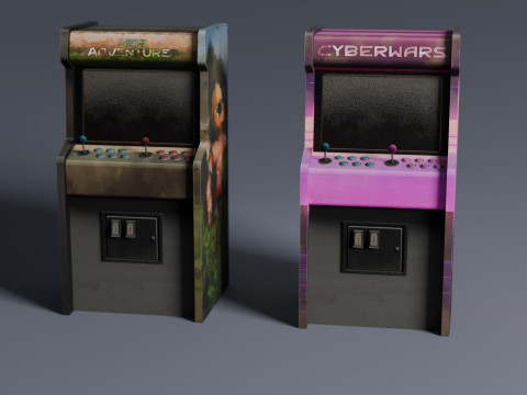 Arcade Cabinet Modelo 3D