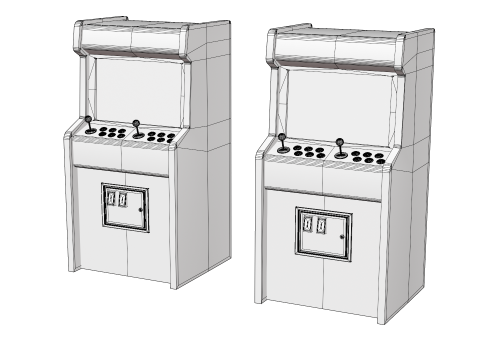 Arcade Cabinet Modelo 3D