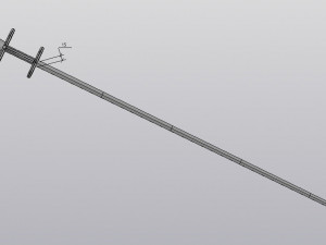 the sword with a complex guard 3d print model Modelo de Impressão 3D