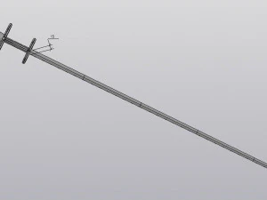 the sword with a complex guard 3d print model 3D Print Model