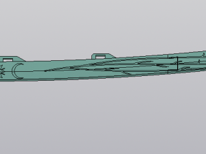 a fantasy child toy sword 3d print model Modelo de impresión 3D