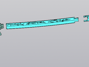 a fantasy child toy sword 3d print model Modelo de impresión 3D
