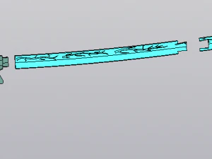 a fantasy child toy sword 3d print model 3D Print Model