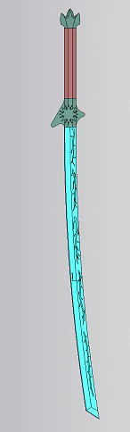 a fantasy child toy sword 3d print model 3D Print Model .c4d .max .obj .3ds .fbx .stl .blend 