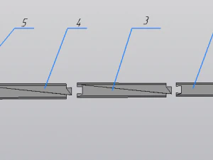 a child sword with a complex guard 3d print model 3D Print Model