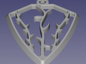 실버 펜던트 3d 프린트 마스터 모델 3D 프린트 모델