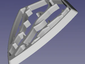 The silver pendant 3d print master model 3D Print Model