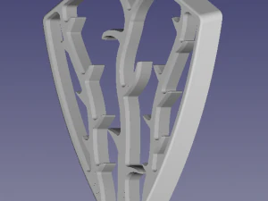 The silver pendant 3d print master model 3D Print Model