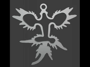 실버 펜던트 3D 프린트 마스터 모델 3D 프린트 모델