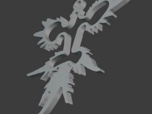 the silver pendant 3d print master model 3D 打印模型