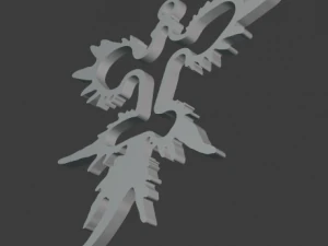 the silver pendant 3d print master model 3D Print Model