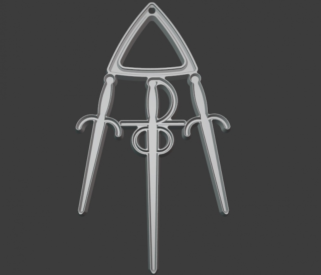 the silver pendant 3d print master model Modelo de Impressão 3D .c4d .max .obj .3ds .fbx .stl .blend 