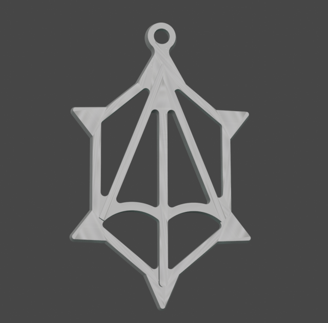 the silver pendant 3d print master model Model do druku 3D .c4d .max .obj .3ds .fbx .stl .blend 