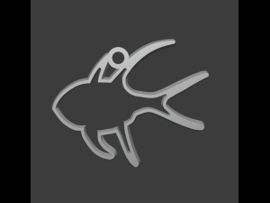the silver pendant 3d print master model Model do druku 3D