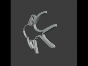 the silver pendant 3d print master model Modelo de Impressão 3D