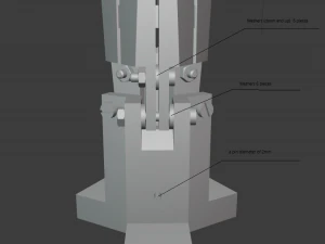 adjustable fletching jig 3D Print Model