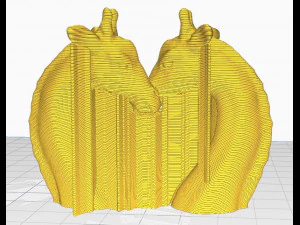 a giraffe figurine- send a hug or kiss in covid-19 3D Print Model