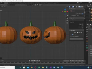 carved pumpink 3d 3D Model
