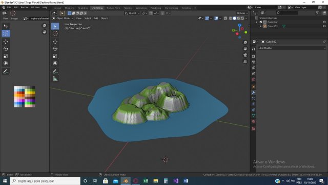 island 3d 3D Model .c4d .max .obj .3ds .fbx .stl .blend