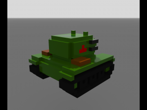 minikvvoxobj 3D Model