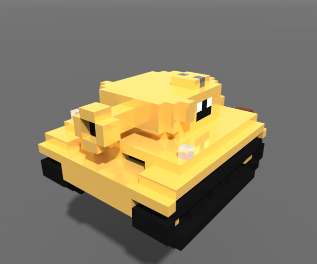 minitigerivoxobj Model 3D .c4d .max .obj .3ds .fbx .stl .blend 