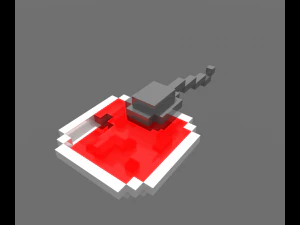 voxel table collection 3D Model