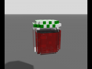 voxel table collection Model 3D