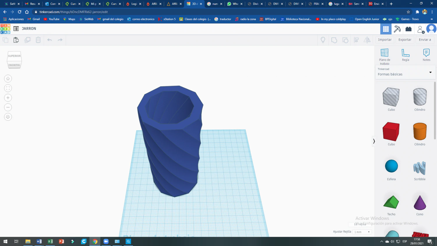 vase 3D Print Model .c4d .max .obj .3ds .fbx .stl .blend 