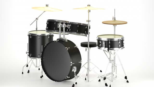 drums Model 3D .c4d .max .obj .3ds .fbx .stl .blend 