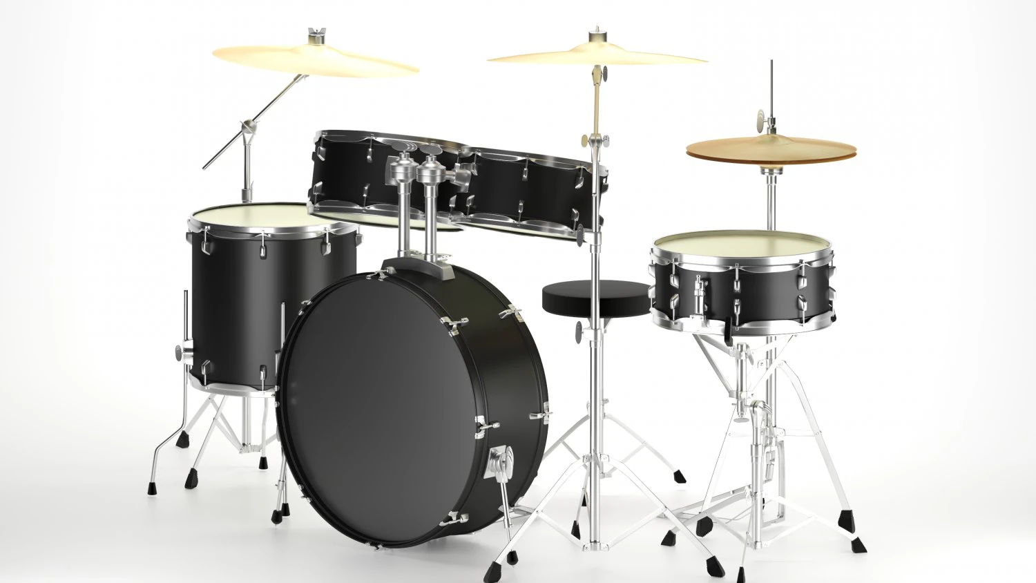 drums 3D Model .c4d .max .obj .3ds .fbx .stl .blend 