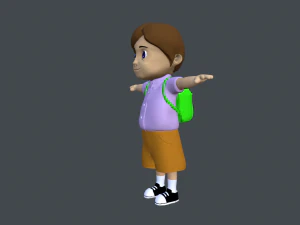 schoolboy 3D Model