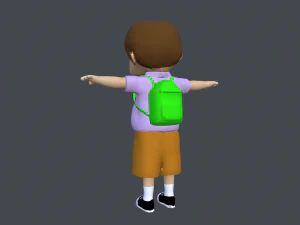schoolboy 3D Model