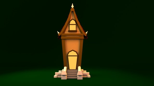 house Model 3D .c4d .max .obj .3ds .fbx .stl .blend 