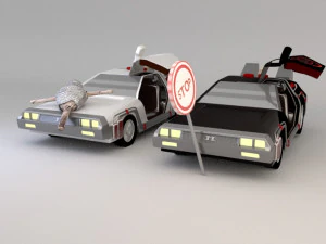 Autoverkehr 3D Modell