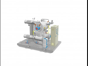 turbo expander 3D Model