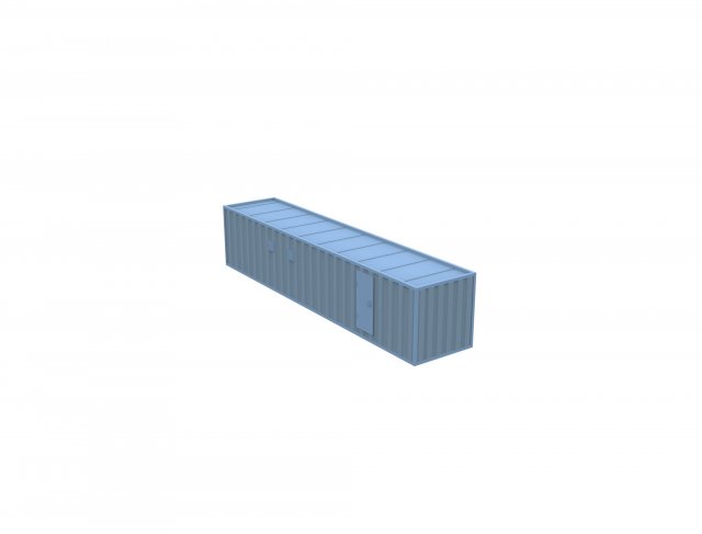 container Model 3D .c4d .max .obj .3ds .fbx .stl .blend 