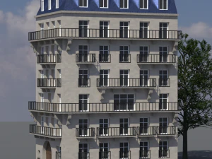 City House 001 3D Model