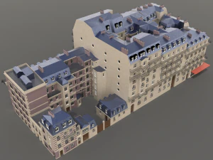 Cityblock 001 3D Model
