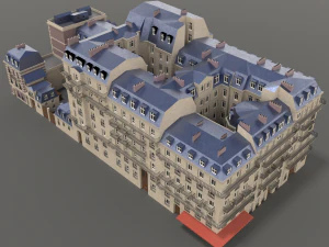 Cityblock 001 3D Model