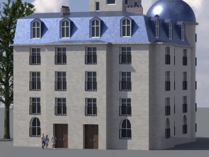 Casa de la ciudad 009 Modelo 3D