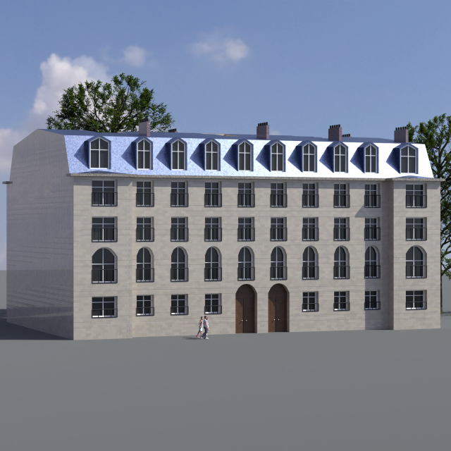 City House 010 Modèle 3D .c4d .max .obj .3ds .fbx .stl .blend 