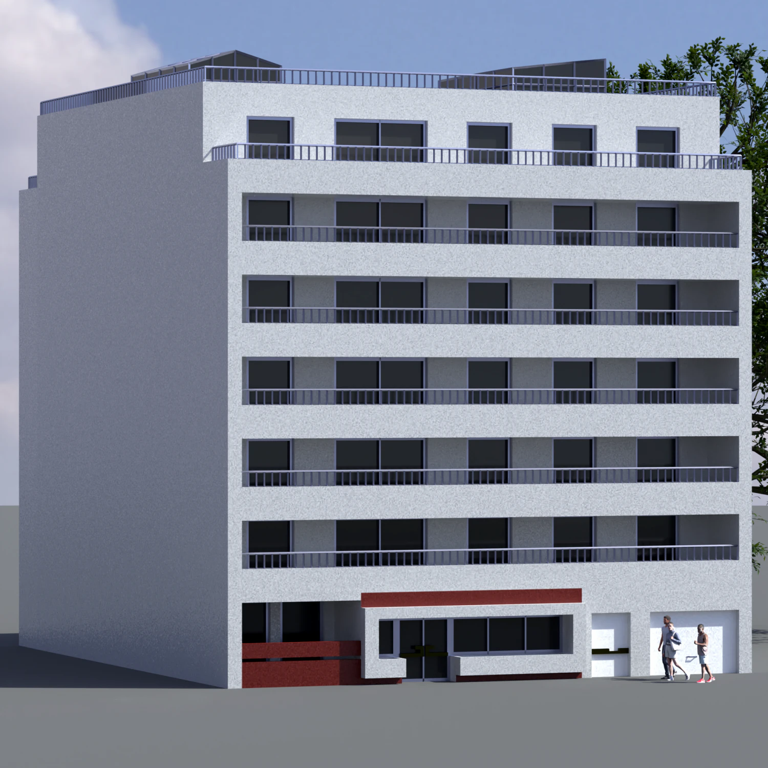 City House 011 3D Model .c4d .max .obj .3ds .fbx .stl .blend 