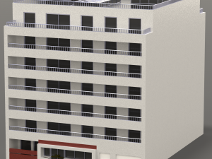 City House 011 Model 3D