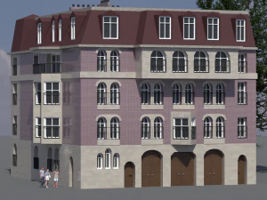 Casa de la ciudad 012 Modelo 3D