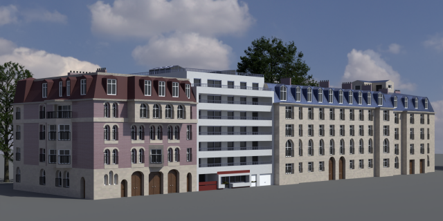 Cityblock 002 3D 模型 .c4d .max .obj .3ds .fbx .stl .blend 