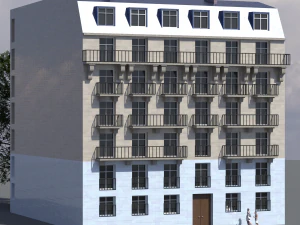 Casa de la ciudad 014 Modelo 3D