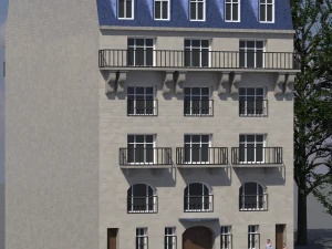 Casa de la ciudad 018 Modelo 3D